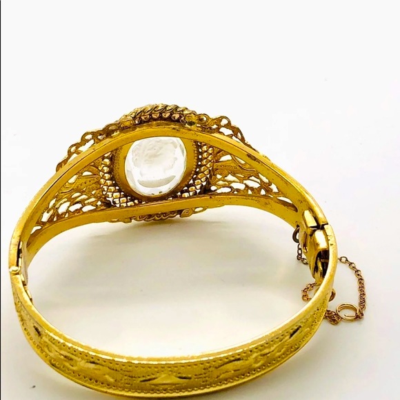 Whiting & Davis Cameo Vintage Bracelet ❤️ - Picture 3 of 8